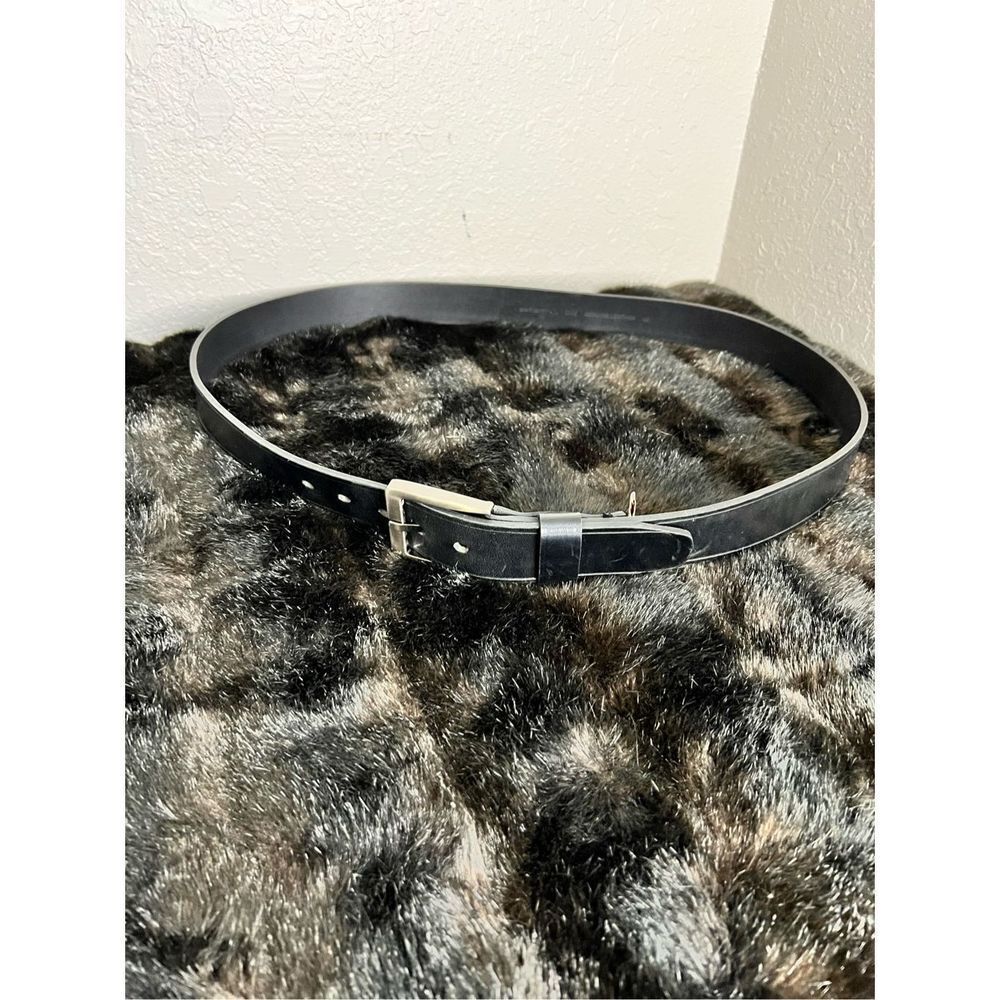 Carharrt Black Genuine Leather Belt Men's Size 46